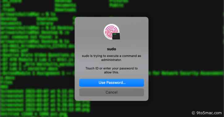 Security Bite: Stop typing your sudo password, use Touch ID instead