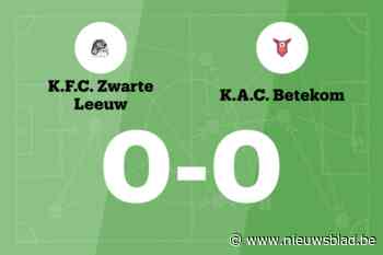 KAC Betekom beëindigt reeks nederlagen in de wedstrijd tegen Zwarte Leeuw