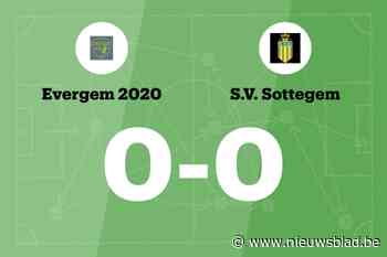 Doelpuntloos gelijkspel tussen Evergem 2020 en SV Zottegem