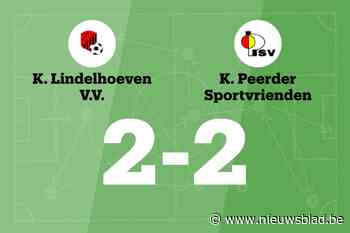 Lindelhoeven B en Peer SV delen de punten