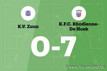 Rode-de-Hoek B verslaat Zuun B en blijft winnen