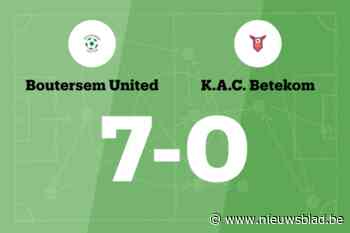 Boutersem United overklast Betekom B