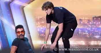 Britain's Got Talent crew member shouts 'stop' as he rushes on stage to save Simon Cowell