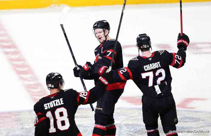 Tkachuk comes up big for Sens with two goals, OT winner in 500th career game