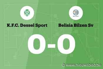 Dessel Sport en Belisia Bilzen blijven steken op 0-0