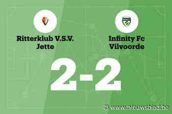 Ritterklub Jette sleept gelijkspel uit de brand in de thuiswedstrijd tegen Infinity Vilvoorde