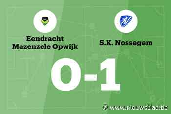 Vancauwenbergh leidt Nossegem B voorbij Mazenzele Opwijk B