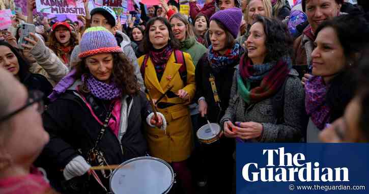 Celebrations and protests in the US and around the world mark International Women’s Day