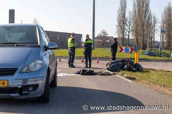 Scooterrijder gewond na aanrijding met auto