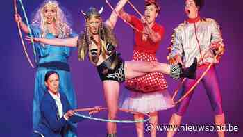 Sterk vrouwelijk getinte affiche kruidt Theater aan Twater