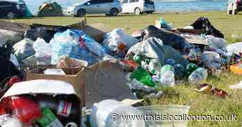 Which east London borough has the most fly-tipping?