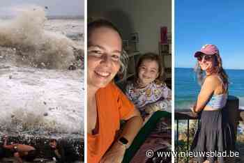 Vlaamse Jill (38) en Katja (31) in Australië getuigen van storm Alfred: “De golven klotsen tegen de gebouwen aan”