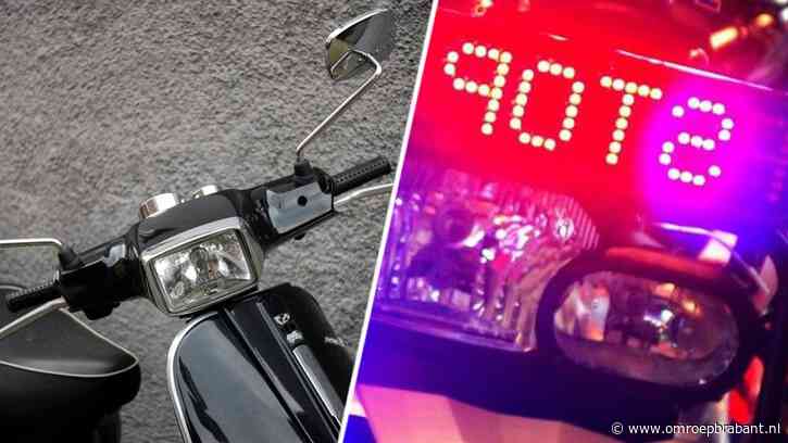 Scooterrijder denkt te ontsnappen maar maakt een grote blunder