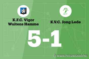 VW Hamme verslaat Eendracht Aalst Lede en blijft winnen