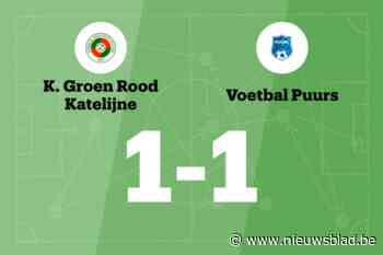 GR Katelijne en Puurs spelen 1-1