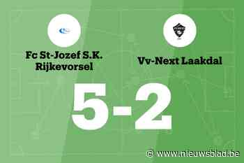 Geysen scoort twee keer voor Sint-Jozef in wedstrijd tegen Laakdal NXT B