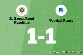 GR Katelijne en Puurs spelen 1-1