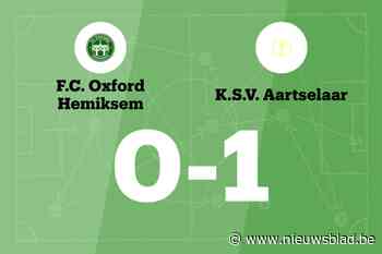 El Mahtouchi bezorgt Aartselaar B zege tegen Oxford Hemiksem