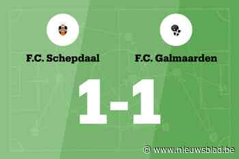 Schepdaal speelt gelijk tegen Galmaarden