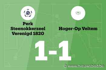 PSV 1820 en HO Veltem spelen 1-1