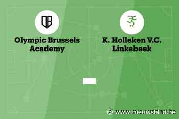 Wedstrijd tussen Olympic Brussels Academy en Linkebeek afgelast