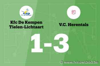 VC Herentals wint uit van FC De Kempen B, mede dankzij twee treffers Vanlommel