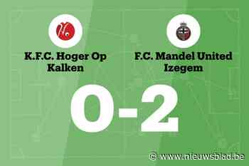 Mandel United blijft ongeslagen na zege tegen HO Kalken