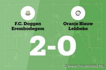 Ongeslagen reeks van OB Lebbeke tot een einde gebracht door FC Doggen Erembodegem