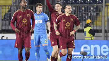 Empoli-Roma 0-1: Soulé gol lampo, Shomurodov sprecone