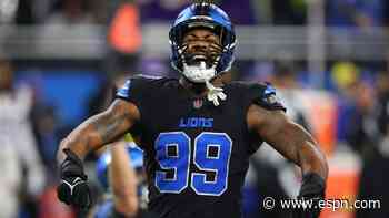 Lions to release veteran DE Smith, source says