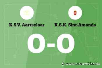Aartselaar en Sint-Amands komen niet tot scoren