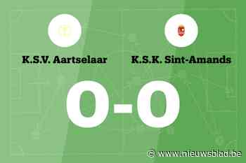 Aartselaar en Sint-Amands komen niet tot scoren