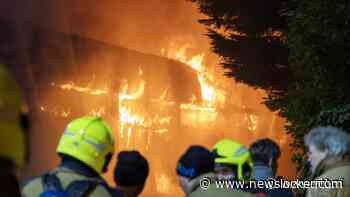 Politie vindt drugslab in afgebrand complex Heemstede