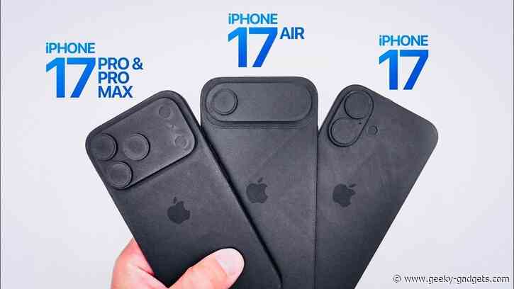 iPhone 17 SHOCKING LEAK: 3D Models Reveal EVERYTHING!