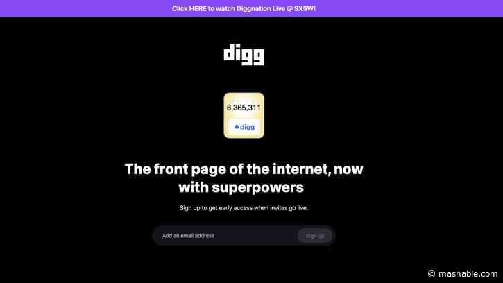How to sign up for Digg, the original Reddit