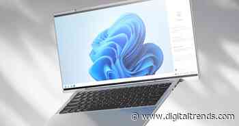 This laptop concept features a rollable screen that expands horizontally