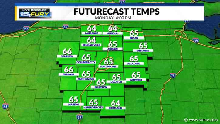 April-like temperatures coming this week