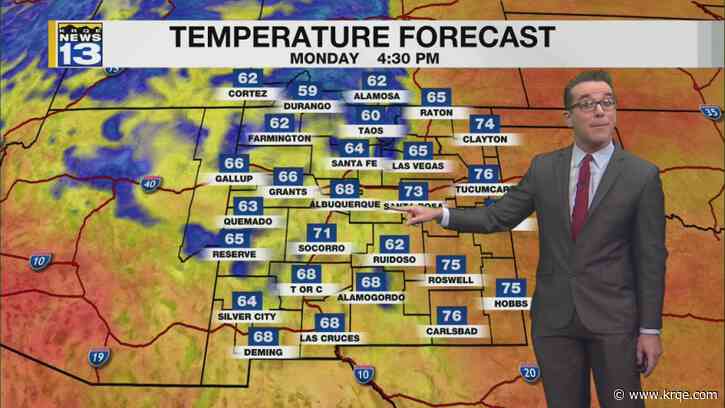 Warmer & windier before next  New Mexico storm