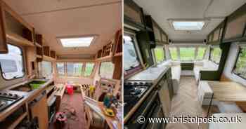 Caravans transformed into luxury homes using online bargains