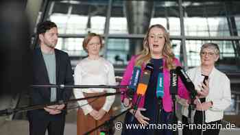 Die Grünen wollen Verteidigungs- und Infrastrukturpaket von SPD und CDU nicht zustimmen