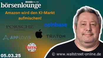 wO Börsenlounge : Coinbase | TSMC | Porsche - Apple hat KI-Mund zu voll genommen!