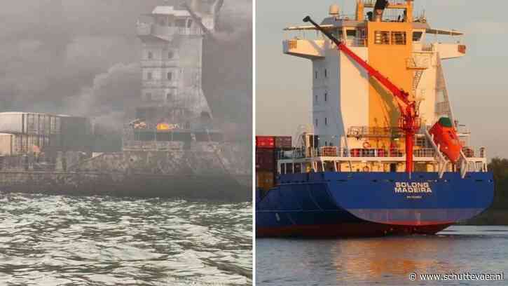 Tanker en containerschip in brand na aanvaring voor Engelse kust, tanker lekt kerosine