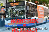 Drei Tage Stillstand: Bus-Streik legt Wiesbaden lahm