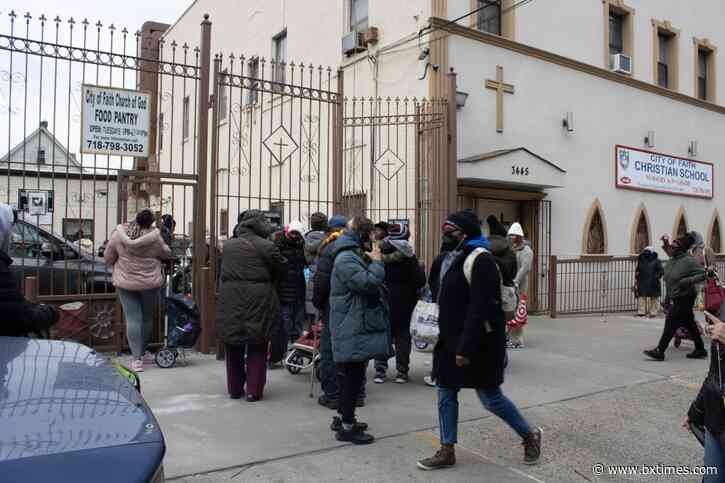 City of Faith Church of God holds food distribution to assist Bronx residents in need