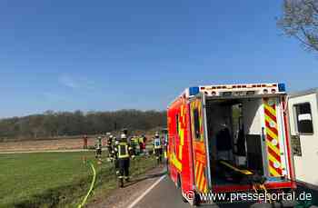FW-WRN: Alleinunfall eines PKW auf der Südkirchener Straße