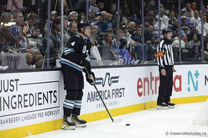 Utah defenseman Juuso Valimaki out 8-9 months after surgery to repair a torn ACL