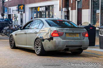 Gespot – Driften met M3 is niet helemaal goed gegaan