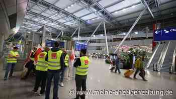 Video: Warnstreiks legen Flughäfen lahm