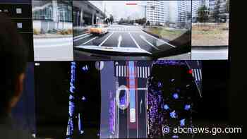 Japan's Nissan tests driverless vehicles in city streets filled with cars and people