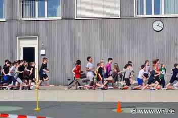 Mathilde-Anneke-Schüler laufen für Sonnenschutz